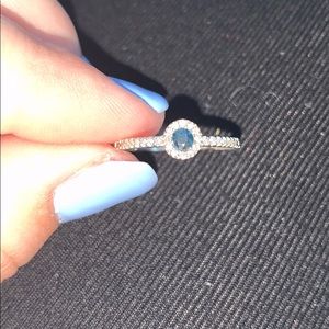size 7 real diamond ring